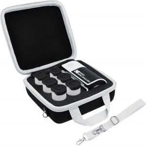 Replacement Hard Travel Case for Kodak Memo Shot Era Instant Digital Camera and Photo Label Printer,Case Only (Black,White Zipper) - Neuf