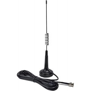 Antenne Cb 27 Mhz Avec Base Magn&eacute;tique De 34,8 Cm Avec C&acirc;ble Coaxial Rg-58U 4 M Bnc Pour President Midland Cobra Uniden Anytone Kit De Scanner Radio Portable De Voiture - Neuf