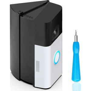 KALANKA-Support de sonnette vid&eacute;o r&eacute;glable (angle de 30 &agrave; 55 degr&eacute;s), compatible avec Video Doorbell Wired/1/2/2e Gen/3/3 Plus/4 et sonnette vid&eacute;o sans fil (2024)/Plus/Pro, support d'angle r&eacute;glable - Neuf