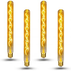 Ampoule Vintage Edison E27, E27 Led Vintage Dimmable 4w Ampoule Tube Flûte E27 Blanc Chaud 2700k Ampoule Led E27 Lampe Led Vintage 500lm, Ampoule Antique Idéale Pour La Maison, Caf[Amp743443] - Neuf