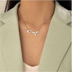 Kal-Collier De Poisson Horizontal Bohème Ras Du Cou Ichthus Collier Ras Du Cou De Poisson Argent Minimal Collier Chaîne Chaîne Satellite Collier Bijoux Pour Femmes Et Filles - Neuf