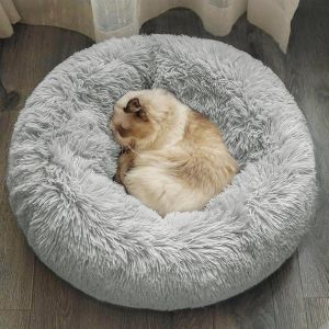 Coussin Pour Chats Ou Petits Chiens 50 Cm, Moelleux Et Doux, R&eacute;sistance &Agrave; La Compression Et Lavable, Pour Chiens Et Chats De Petite &Agrave; Moyenne Taille, Bleu - Neuf