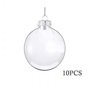 Mode Noël Pendentif Boule Délicat Personnalisé Boule Creuse Pendentif Pour Chambre 60mm,10pcs - Neuf