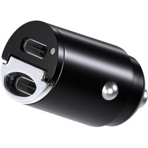 CMWX-Double USB-C Adaptateur Chargeur Voiture - 45W Allume Cigare USB Charger Rapide - Chargeur Téléphone Auto Compact - USB Charger Compatible avec iPhone 17 16 15 14 Pro Max, Samsung S25 S24 S23 - Neuf