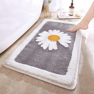 (Gris &Eacute;l&eacute;gant, 40 X 60 Cm) Tapis De Bain Antid&eacute;rapant En Microfibre Ultra Douce, Tapis De Douche Absorbant L'eau, Dos En Caoutchouc Antibact&eacute;rien, S&eacute;chage Rapide, Lavable En Machine - Neuf