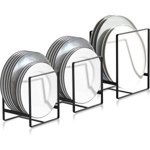 Eryi-3 Pièces Range Couvercle Casserole, Égouttoirs En Métal Multifonctions, Pour Armoires De Cuisine, Plaques De Rangement, Vaisselle Et Couvercles De Casseroles - Neuf