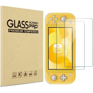 Hljhj-Verre Trempé Pour Nintendo Switch Lite [Pack De 2] Film Protection Resistant Vitre Protecteur Anti Rayure - Neuf