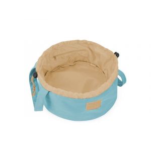 Grande trousse de maquillage &agrave; cordon pour femme - Organiseur de cosm&eacute;tiques bleu - Neuf