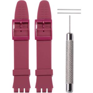 Kal-Bracelet De Rechange En Silicone De 17 Mm Pour Swatch Gs124 Gw164 Gb274 Avec Outil - Neuf