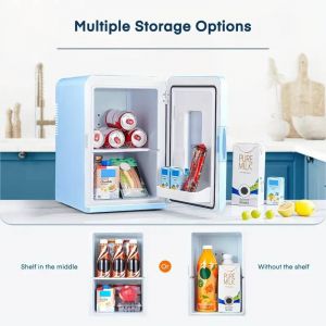 Mini R&eacute;frig&eacute;rateur 15L Chaud/Froid Portable 12V/240V &ndash; Mode &Eacute;co, Silencieux - Neuf