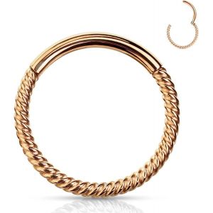 Nbgcm-Piercing Nez Piercing Anneaux Piercing Tragus Piercing Septum Helix Conch Piercing Ring Acier Chirurgical Or Argent Rosegold Noir Arcenciel 16g - Neuf