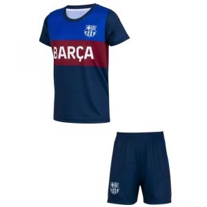 8 Ans - Ensemble Football Maillot Short Bar&ccedil;a Enfant Gar&ccedil;on - Collection Officielle Fc Barcelone - Neuf