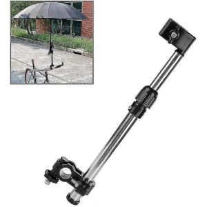 Support De Parapluie De Poussette, Porte-Parapluie R&eacute;glable, Porte-Parapluie R&eacute;tractable En Acier, Porte-Parapluie En Acier Inoxydable, Pour Poussette, V&eacute;lo, Outdo - Neuf
