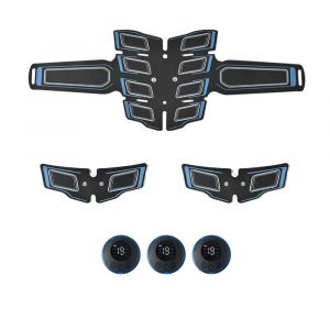 Entraîneur Musculaire Abdominal Aste Usb,Masseur Musculaire Abdominal Portable,Ceinture D'entraînement Électronique,Équipement De Fitness - Type Bleu #A - Neuf