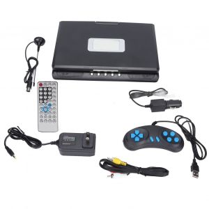 Lecteur DVD portable HD pivotant a 270¡ã avec telecommande USB 110-240VLMD-998 prise US - Neuf