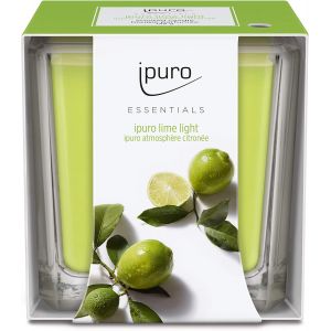 Bougie parfum&eacute;e d&eacute;corative lime light - Bougies parfum&eacute;es minimalistes et &eacute;pur&eacute;es dans un verre - Bougies parfum&eacute;es intenses avec des notes p&eacute;tillantes et florales - Bougie &eacute;l&eacute;gante de - Neuf