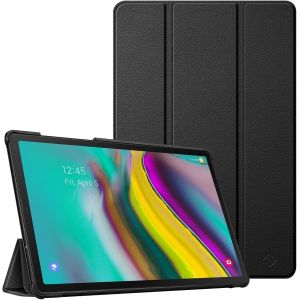 Eryi-Coque Housse Étui Pour Samsung Galaxy Tab S5e 10.5 2019 Sm-T720/T725 - Ultra-Mince Case Cover De Protection Avec Fonction Veille/Réveil Automatique, Noir - Neuf