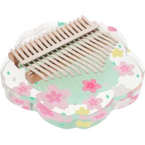 ChenQuanSarl-1 Jeu D'Instruments De Musique Kalimba - Instrument De Musique Pour Enfants - Piano Manuel - Instrument De Musique - Petit Instrument De Musique - En M&eacute;tal - Vert - Neuf
