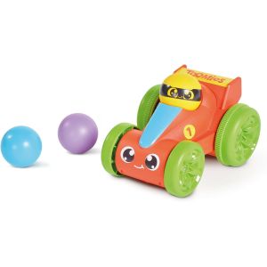 KAJGL-Mon Bolide Fun Pop¿Voiture De Course à Pousser Avec Effets Pop& Play,3 Balles Incluses Et Compartiment De Rangement¿Jouet Solide Dès 18 Mois Pour Développer La Motricité Et Le Jeu D'Imitation - Neuf