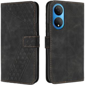 SJZG-Coque Pour Huawei Honor X7 4G, Etui Protection Housse Premium En Cuir Pu Portefeuille Étui Téléphone [Fermoir Magnétique] [Fentes Pour Cartes] Flip Case Pour Huawei Honor X7 4G¿Noir - Neuf