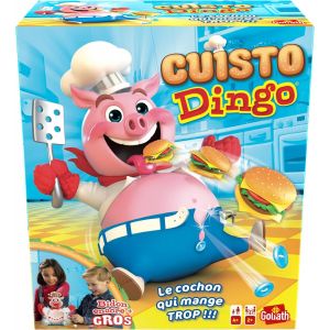 Jeu societe Cuisto Dingo Goliath version familiale amusante avec ventre qui gonfle pour enfants 4 ans - Neuf
