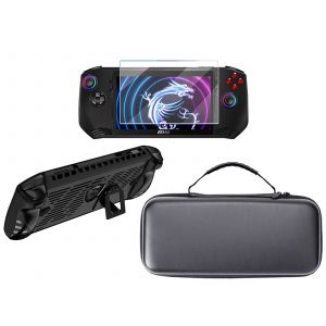 Kit de protection pour console de jeux MSI Claw comprenant &eacute;tui, protection d'&eacute;cran et sac. - Neuf
