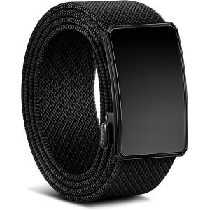 Kalanka-Ceinture Homme &Eacute;lastique Ceinture Ajustable &Agrave; Cliquet Nylon Tactique Pour Hommes Casual Jeans Golf Travail 3,5 Cm Taill&eacute;e Sur Mesure - Neuf