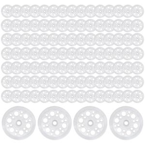ChenQuanSarl-200 Pièces Rondelles Plates En Plastique, Rondes Rondelles En Plastique De 46Mm, Rondelles En Polypropylène, Panneau Isolant Rondelles, Pour La Fixation Et Le Support Des Panneaux Isolants E - Neuf
