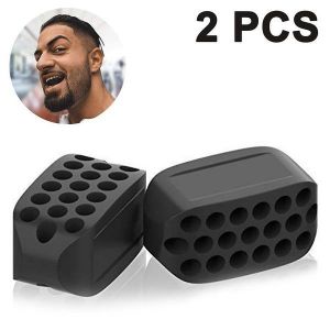 Bran Sculpteur De M&acirc;choire 2 Pi&egrave;ces - Entra&icirc;neur De Muscles Du Visage Et Du Cou Pour Une M&acirc;choire D&eacute;finie Et Une Apparence Jeune - Neuf