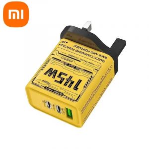 145W 3 Ports chargeur rapide USB Type C chargeur de téléphone portable rapide ue US UK prise chargeur adaptateur pour iPhone 16 Pro Samsung--UK Charger - Neuf