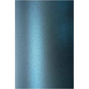 100x Papier Bleu Fonc&eacute; Nacr&eacute; 120g A4 210x297mm Aster Metallic Dark Blue Papier M&eacute;tallis&eacute; Brillant Pour Scrapbooking Bricolage Diy D&eacute;coration Travaux Manuels Invitations Mariages Anniversaires - Neuf