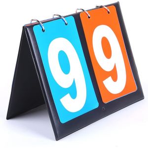 acdsgd-Sports Tableau D'affichage, Tableaux Scores, Tableau de Score Sportif, Tableau de Bord Portable Score, Tableau de Bord Sportif, pour Volley-Ball/Basket-Ball/Tennis de Table/Football, 20x16cm - Neuf