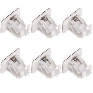 Collier de serrage de tuyau de porte-tige pour tube de rideau de douche dans la maison,la cuisine - Neuf