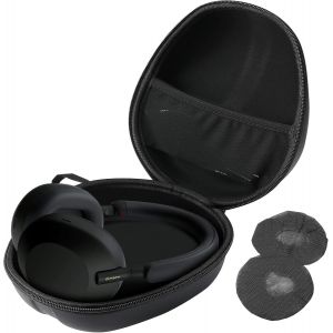Housse &Eacute;tui Casque sans-Fil pour Sony Casque WH-CH710N, WH-1000XM4, WH-1000XM3, WH- XB900N, WH-XB910N, avec Proche Filet-Noir - Neuf