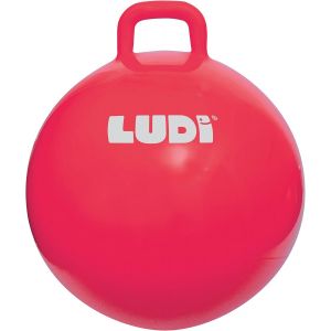 ERYI-- Ballon Sauteur Xxl Rouge - Jouet Sauteur Gonflable - Plastique Pvc Épais Et Résistant - Développe La Motricité - Jouet D'Intérieur Et Extérieur - Diamètre 55 Cm - Dès 5 Ans - Neuf