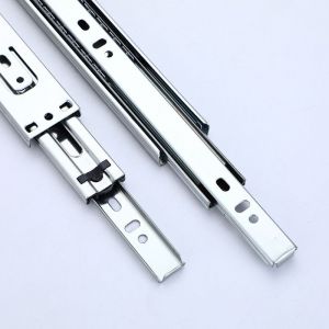 25 Cm - 1 Paire De Glissières De Glissière Roulement À Billes Pleine Extension Avec Des Vis, Capacité De Charge 50 Kg - Neuf