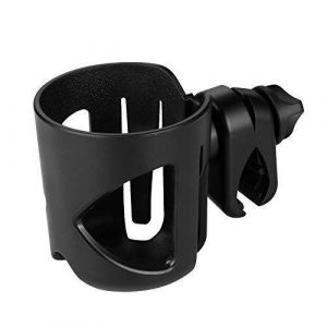 Porte-Gobelet, Porte-Gobelet Pour Poussette, Porte-Gobelet Pour Vélo, Porte-Gobelet De Gros Calibre, Porte-Gobelet Rotatif À 360 Degrés, Noir - Neuf