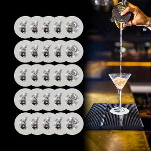 Dessous De Verre Led (Ambiance Chaleureuse), Lot De 25, Pour Tasses, Bouteilles D'alcool, Verres &Agrave; Vin Et Autres Boissons. - Neuf