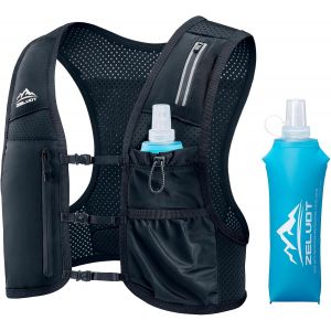 Subzonal-Gilet Hydratation Running Femme Et Homme, Brevet , Bretelles De Poitrine R&eacute;glables, Gilet Running L&eacute;ger Et R&eacute;fl&eacute;chissant Avec Bouteille D&iquest;Eau De 500 Ml Et Support Pour T&eacute;l&eacute;phone - Neuf