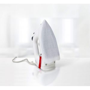 MEVRONISSHOP-Smart-T-Haus Semelle de Protection pour Fer &agrave; Repasser Teflon antiadh&eacute;sive Anti-Reflets avec Fixation en Silicone Rouge Universelle, Blanche, 24 x 17 cm - Neuf
