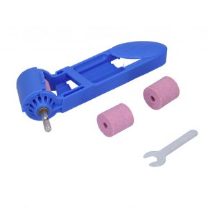 HJLIAN Affuteuse de forets portative a tige droite, outil de meulage de bord de coupe pour perceuse electrique - Neuf