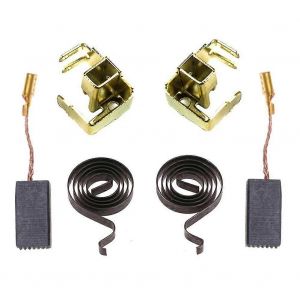 6 Pi&egrave;ces De Meuleuse D'angle De Jeu De Balais De Carbone Balai De Carbone Avec Ressort Et Kit De Support Pour Pi&egrave;ces De Rechange De Meuleuse D'angle Bosch Gws6-100 - Neuf