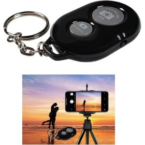 LORANKA-T&eacute;l&eacute;commande Bluetooth sans fil pour smartphone et tr&eacute;pied &iquest; pour prendre des photos et des selfies &iquest; Compatible avec Apple iOS et Android, iPhone, iPad, Samsung et autres t&eacute;l&eacute;phones portable - Neuf