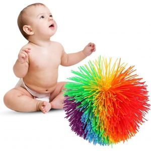 RVKAL-Monkey Balls Balls,Balles De Stress Sensorielles Actives Douces Fun Toys Silicone Soulagement Du Stress Arc-En-Ciel Coloré Jouet Sensoriel - Neuf