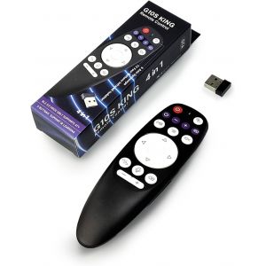 G10S King Air Mouse, Air Remote Mouse pour BT, T&iquest;&iquest;l&iquest;&iquest;commande Air Mouse 2.4 GHz, T&iquest;&iquest;l&iquest;&iquest;commande Vocale BT, Capteurs Gyroscopiques Int&iquest;&iquest;gr&iquest;&iquest;s T&iquest;&iquest;l&iquest;&iquest;commande sans Fil Air Fly Mouse pour Android TV Box - Neuf