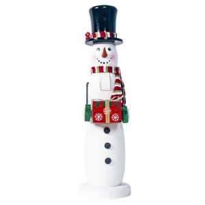 Hjlian Decoration De Table De Noel, Pere Noel, Bonhomme De Neige, Casse-Noisette, Soldat En Bois, Decoration De Table De Noel, Decoration De Maison Traditionnelle Et Festive - Neuf