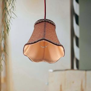 Lustre Abat-Jour Tissu Tissu Clip Sur Les Abat-Jour Couvercle De Lampe Tambour Abat-Jour Couvercle D'ampoule - Neuf