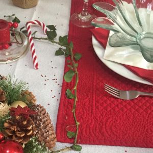 Set De Table Matelass&eacute; - Neuf