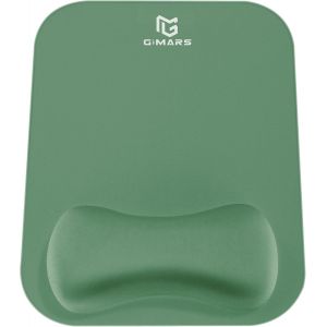 Tapis De Souris, Tapis De Souris Ergonomique Repose Poignet Gel, Grand Support Mouse Pad Avec Base Antidérapante Pour Ordinateur, Gamer Bureau, Dessous De Verre Gratuit Inclus, Vert Foncé - Neuf