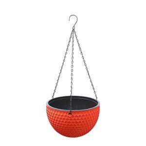 Jardinieres suspendues de 20 cm avec drainage et arrosage automatique pour plantes d'interieur et d'exterieur, pots decoratifs pour plantes succulentes - Neuf